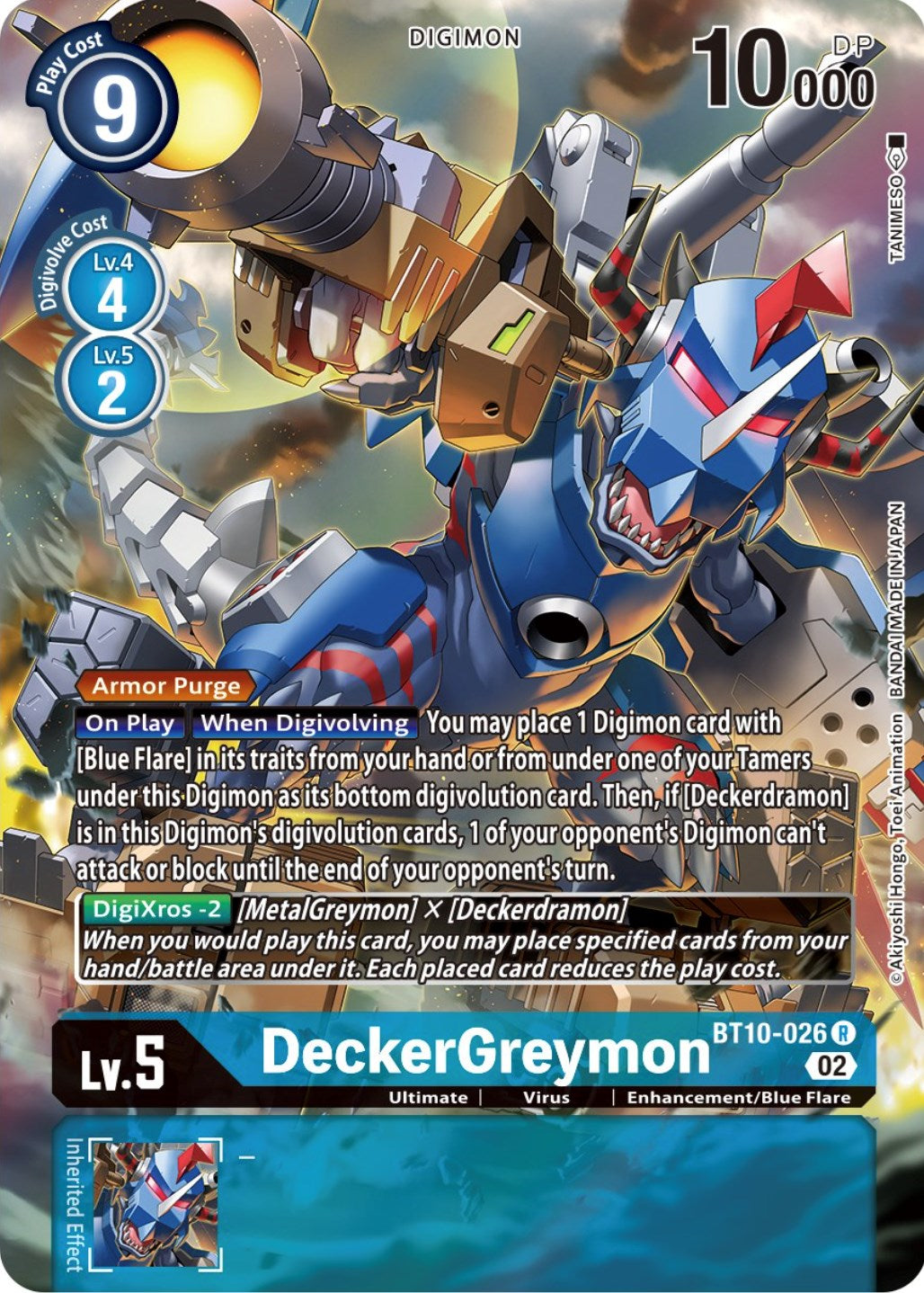 DeckerGreymon [BT10-026] (Alternate Art) [Xros Encounter] | Amazing Games TCG