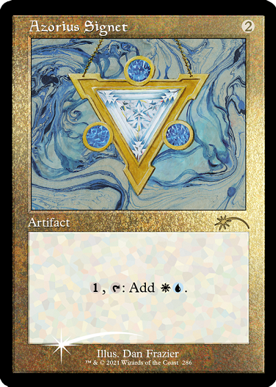 Azorius Signet (Retro) (Foil Etched) [Secret Lair Drop Series] | Amazing Games TCG