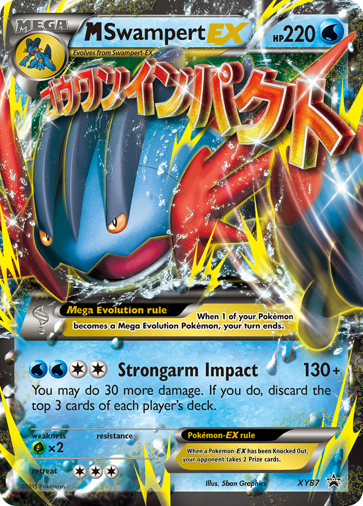 M Swampert EX (XY87) [XY: Black Star Promos] | Amazing Games TCG