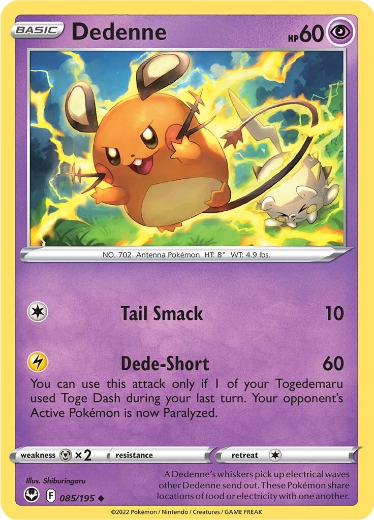 Dedenne (085/195) [Sword & Shield: Silver Tempest] | Amazing Games TCG