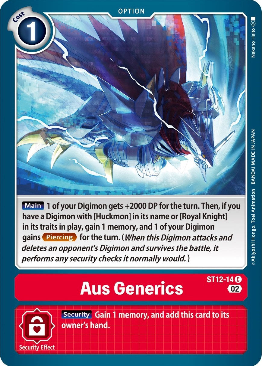 Aus Generics [ST12-14] [Starter Deck: Jesmon] | Amazing Games TCG