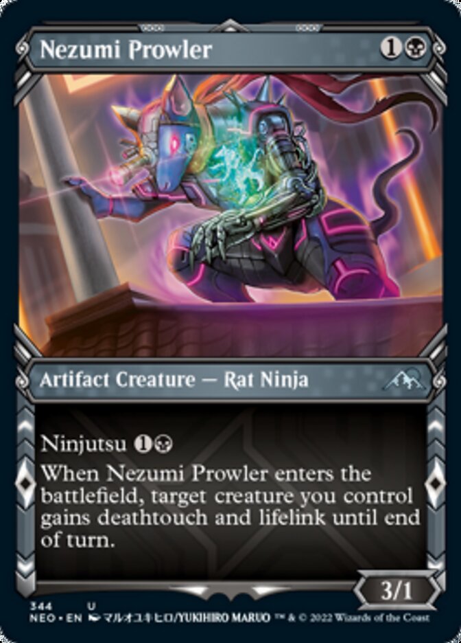 Nezumi Prowler (Showcase Ninja) [Kamigawa: Neon Dynasty] | Amazing Games TCG