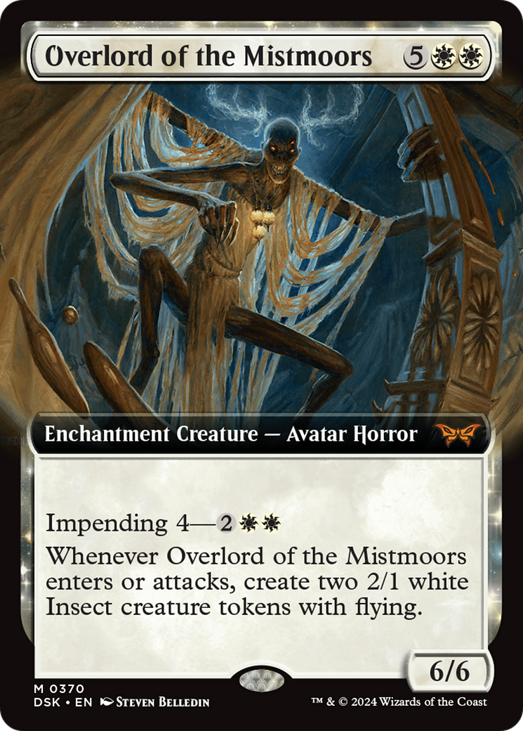 Overlord of the Mistmoors (Extended Art) [Duskmourn: House of Horror] | Amazing Games TCG