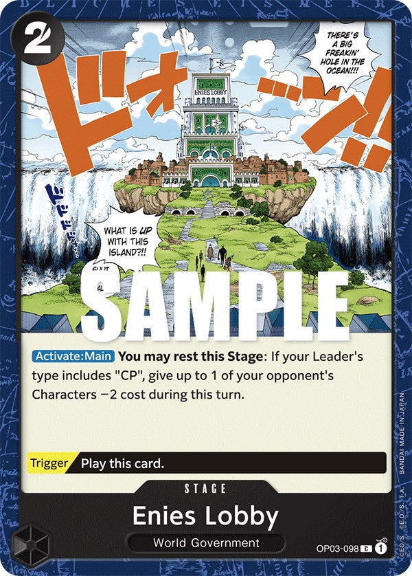 Enies Lobby [Pillars of Strength] | Amazing Games TCG