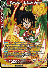 Yamcha, Attack Fury (Championship Selection Pack 2023 Vol.2) (Gold-Stamped Silver Foil) (P-536) [Tournament Promotion Cards] | Amazing Games TCG