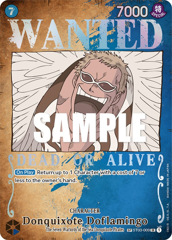 Donquixote Doflamingo (Wanted Poster) [Pillars of Strength] | Amazing Games TCG