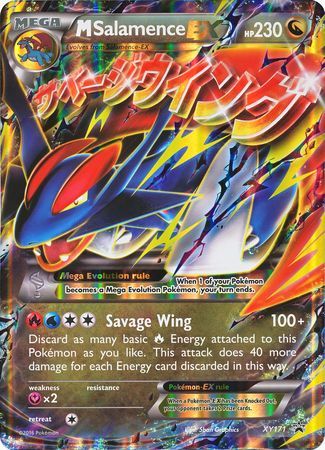 M Salamence EX (XY171) (Jumbo Card) [XY: Black Star Promos] | Amazing Games TCG