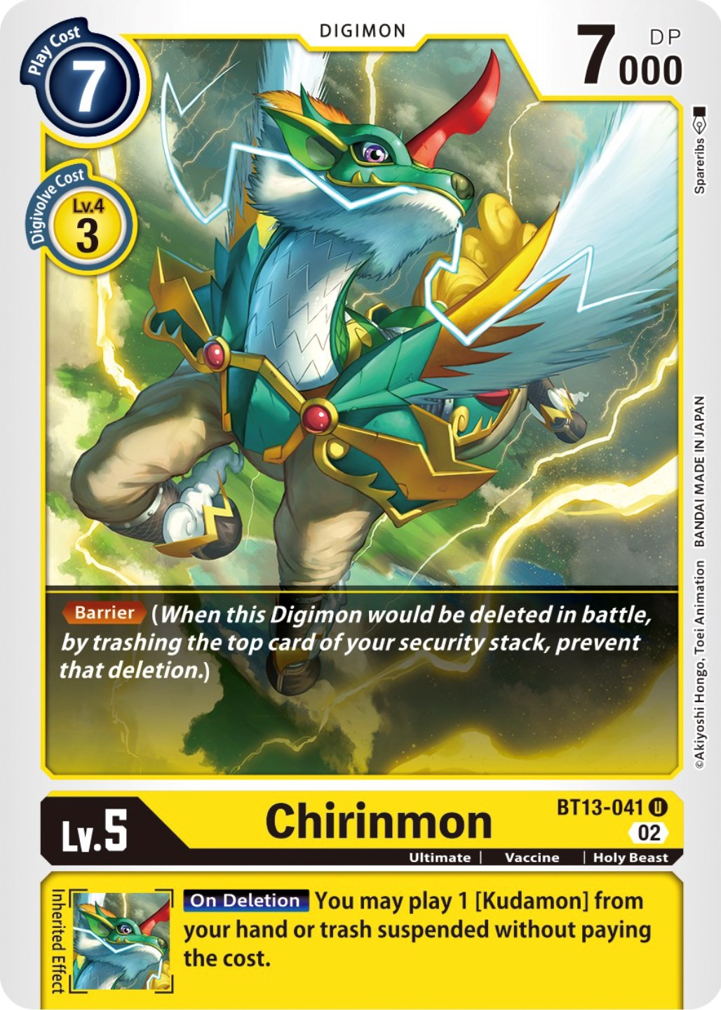 Chirinmon [BT13-041] [Versus Royal Knights Booster] | Amazing Games TCG