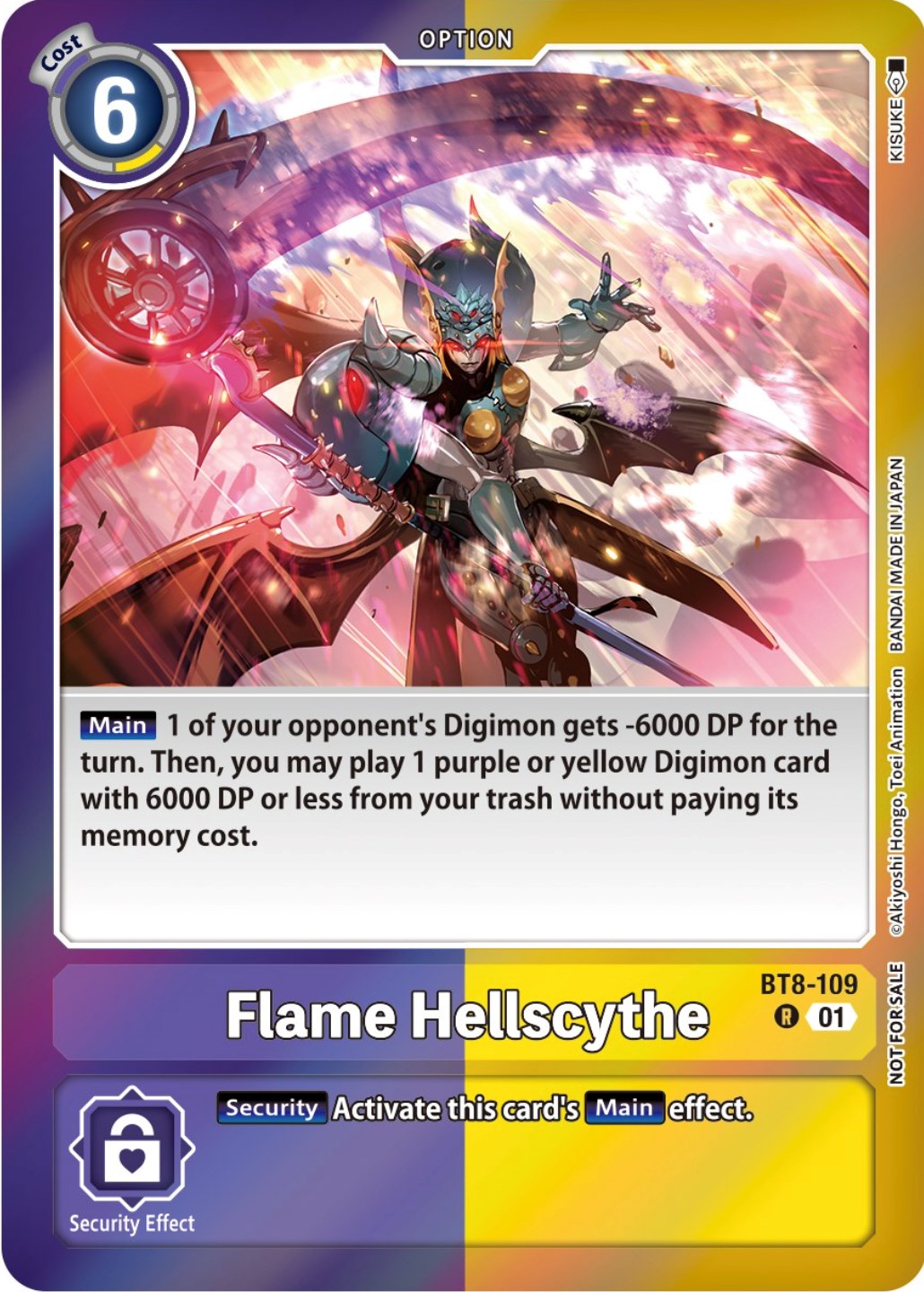 Flame Hellscythe [BT8-109] (Event Pack 5) [New Awakening Promos] | Amazing Games TCG