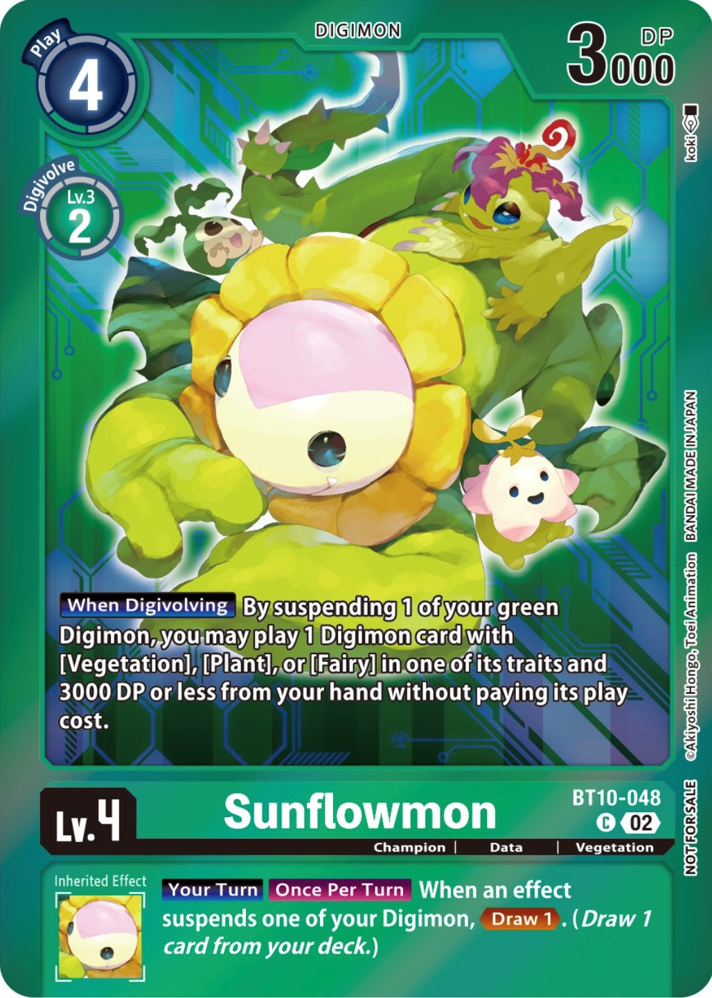 Sunflowmon [BT10-048] (Event Pack 5) [Xros Encounter Promos] | Amazing Games TCG