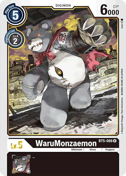 WaruMonzaemon [BT5-066] [Battle of Omni] | Amazing Games TCG
