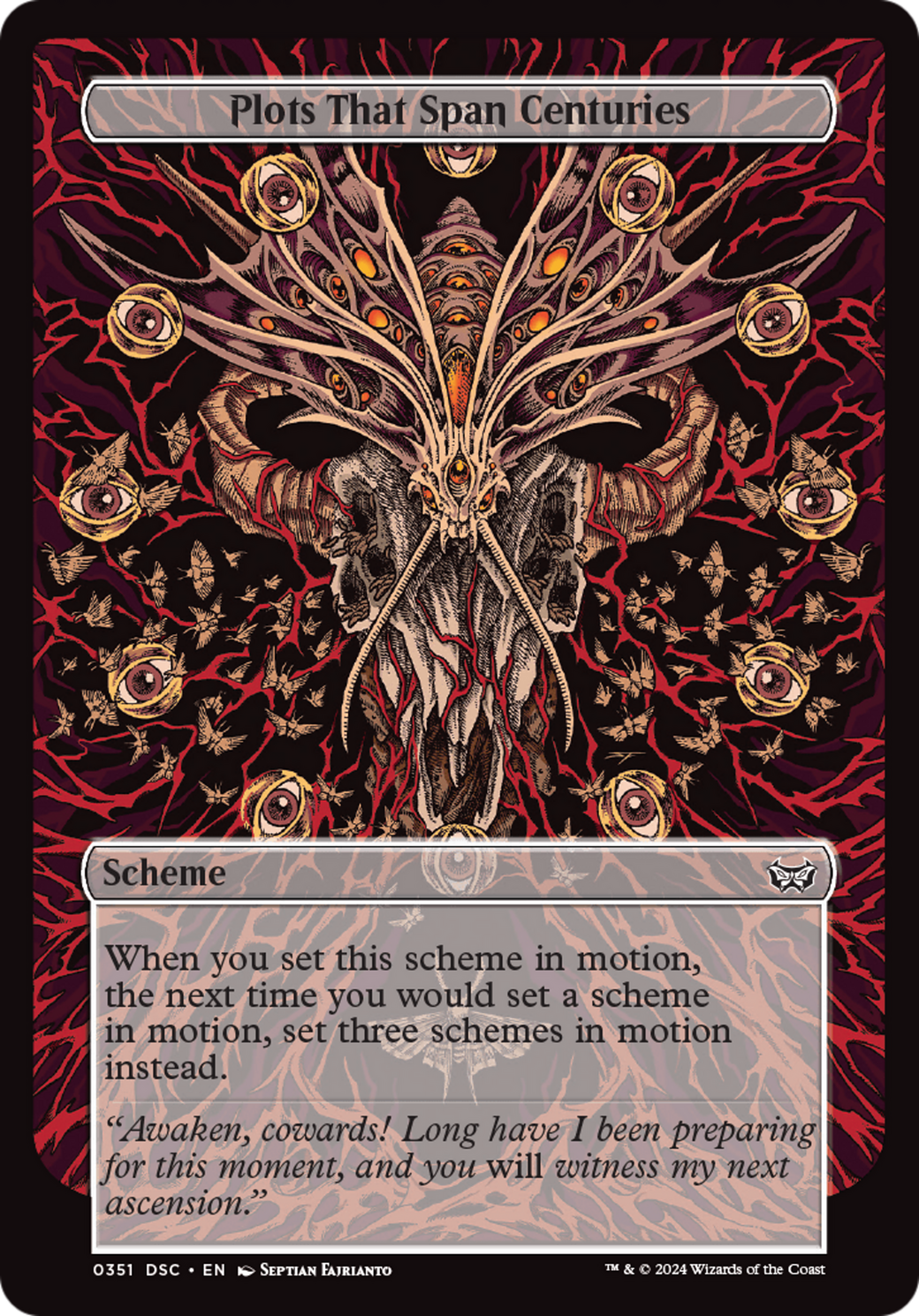 Plots That Span Centuries (Full Art) [Duskmourn: Archenemy] | Amazing Games TCG