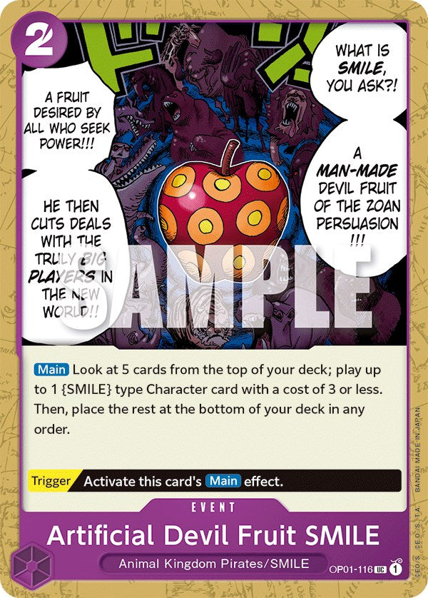 Artificial Devil Fruit SMILE [Romance Dawn] | Amazing Games TCG