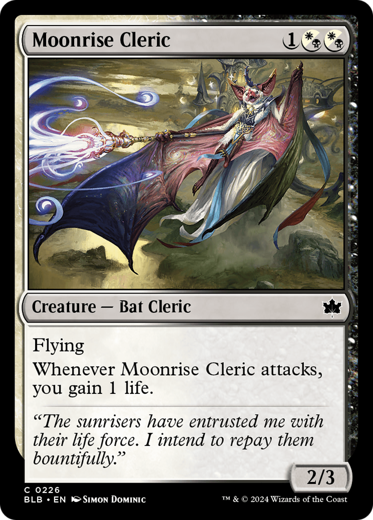 Moonrise Cleric [Bloomburrow] | Amazing Games TCG