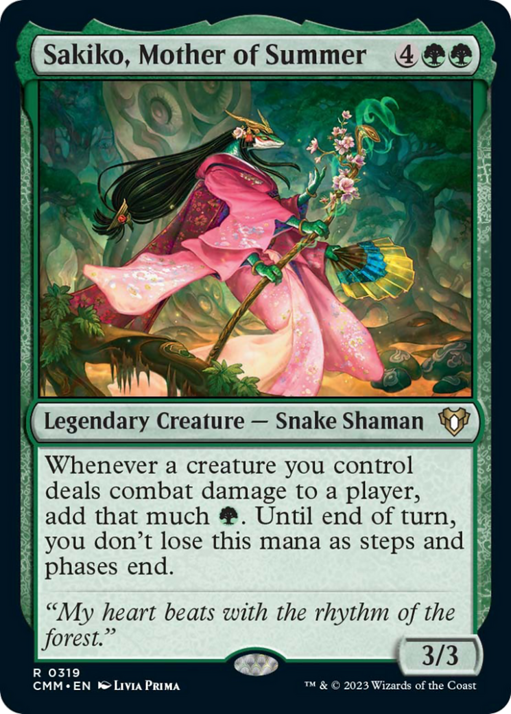 Sakiko, Mother of Summer [Commander Masters] | Amazing Games TCG