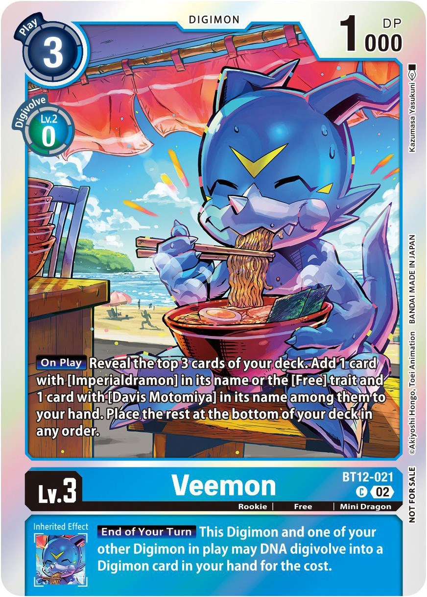Veemon [BT12-021] (Gen Con 2023) [Promotional Cards] | Amazing Games TCG