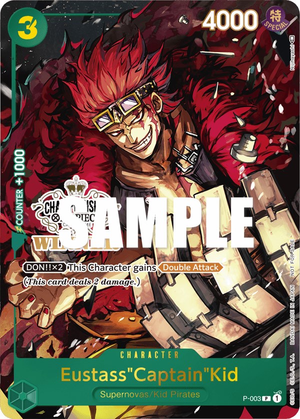 Eustass"Captain"Kid (Store Championship Vol. 2) [Winner] [One Piece Promotion Cards] | Amazing Games TCG