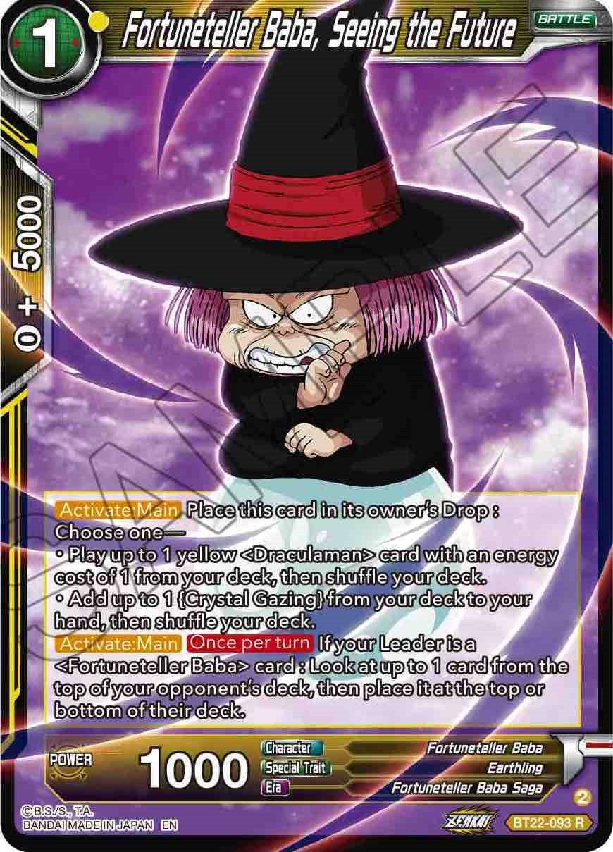Fortuneteller Baba, Seeing the Future (BT22-093) [Critical Blow] | Amazing Games TCG