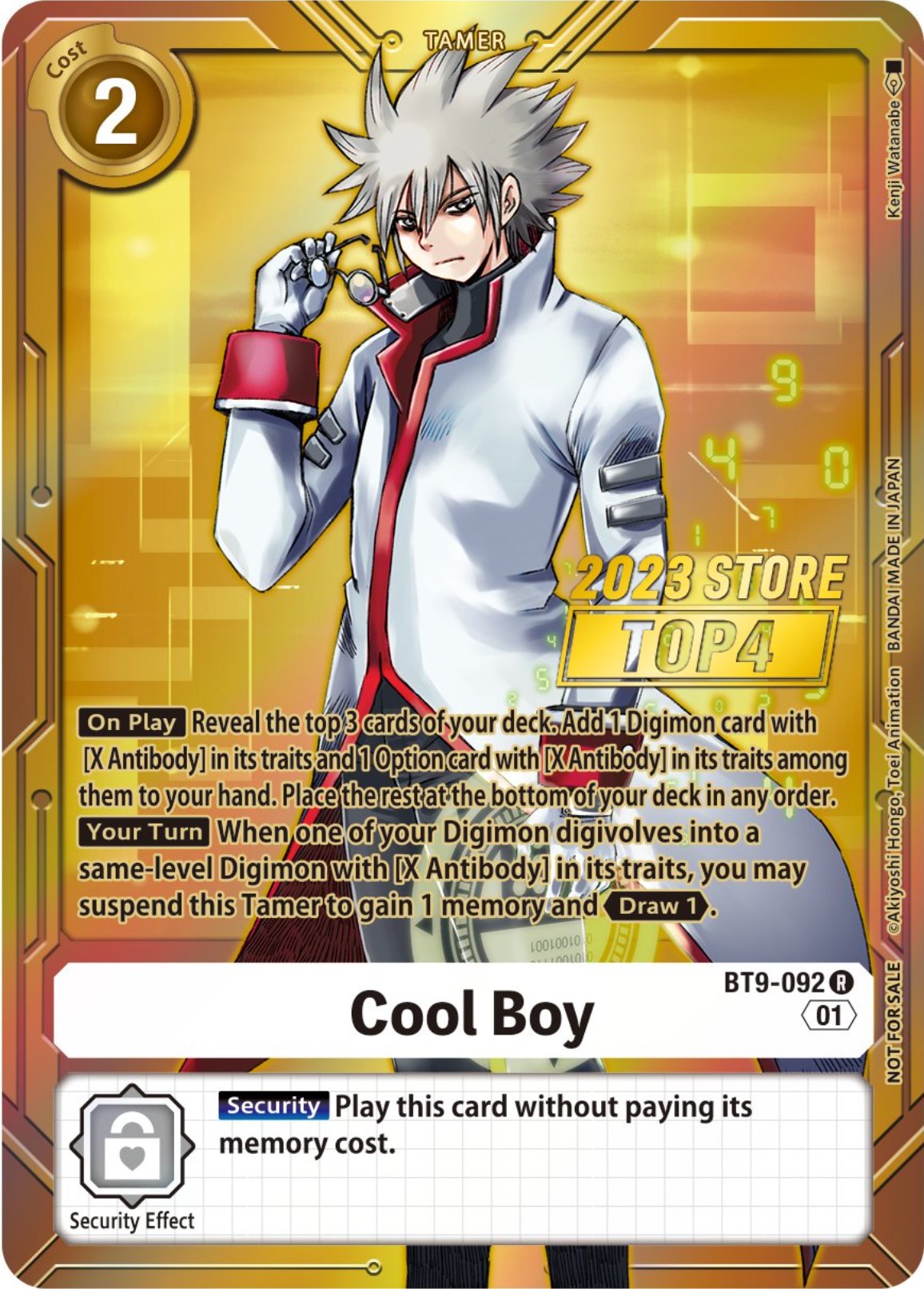 Cool Boy (2023 Store Top 4) [X Record] | Amazing Games TCG