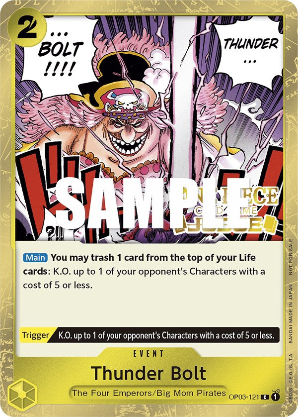 Thunder Bolt (Judge Pack Vol. 2) [One Piece Promotion Cards] | Amazing Games TCG