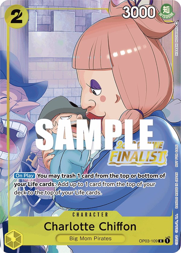 Charlotte Chiffon (Offline Regional 2023) [Finalist] [One Piece Promotion Cards] | Amazing Games TCG