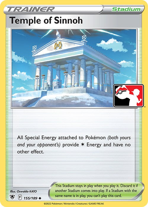 Temple of Sinnoh (155/189) [Prize Pack Series Three] | Amazing Games TCG