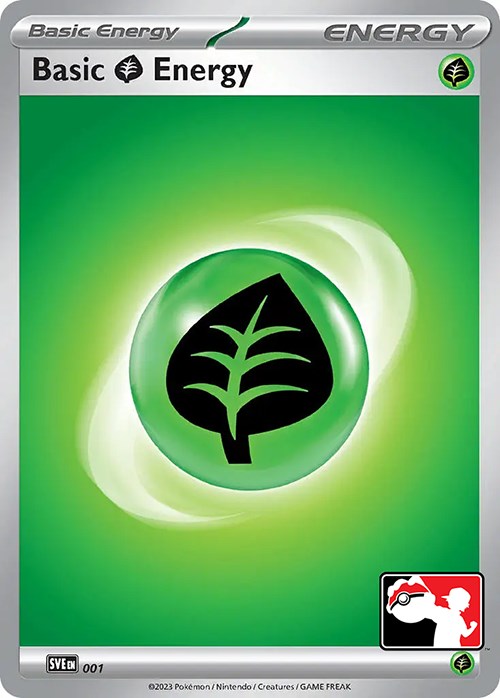 Basic Grass Energy (001) [Prize Pack Series Three] | Amazing Games TCG