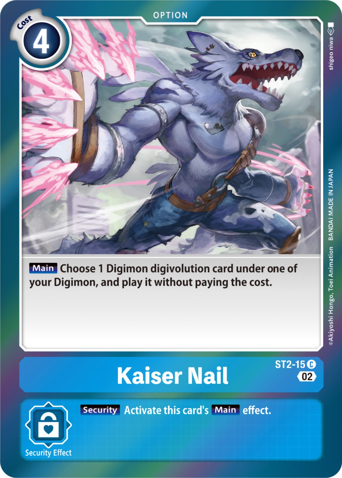 Kaiser Nail [ST2-15] [Resurgence Booster] | Amazing Games TCG