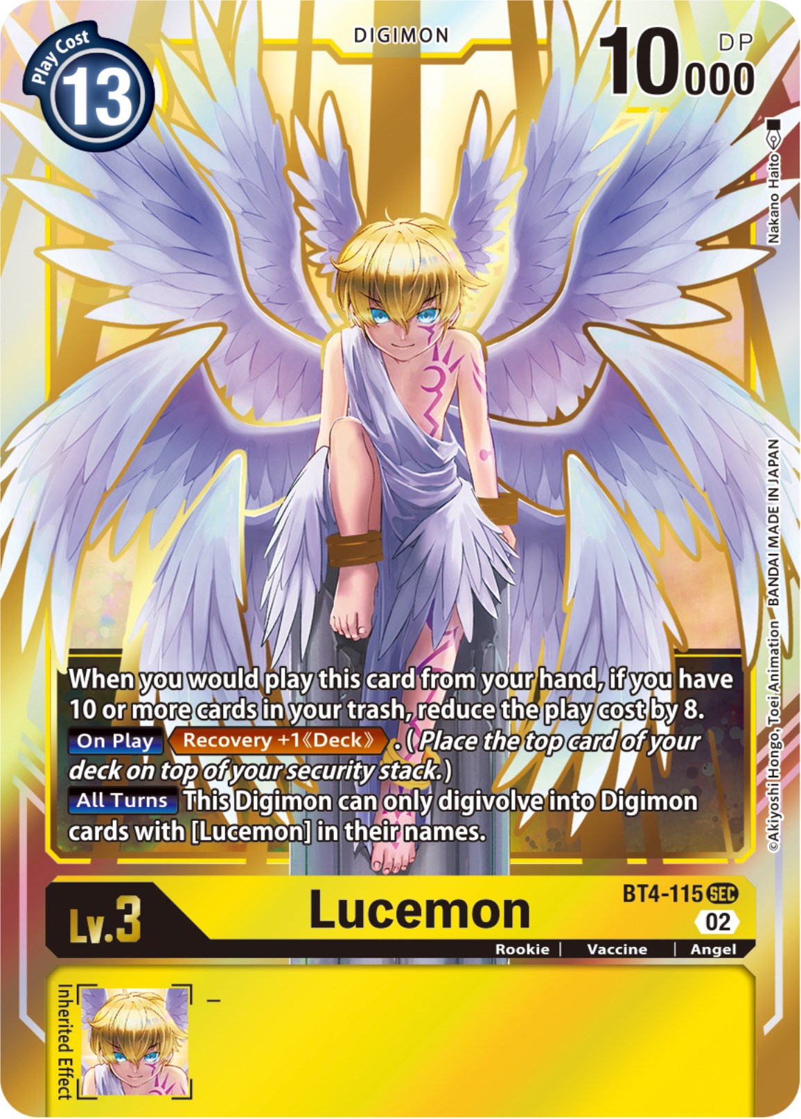 Lucemon [BT4-115] (Resurgence Booster Reprint) [Resurgence Booster] | Amazing Games TCG