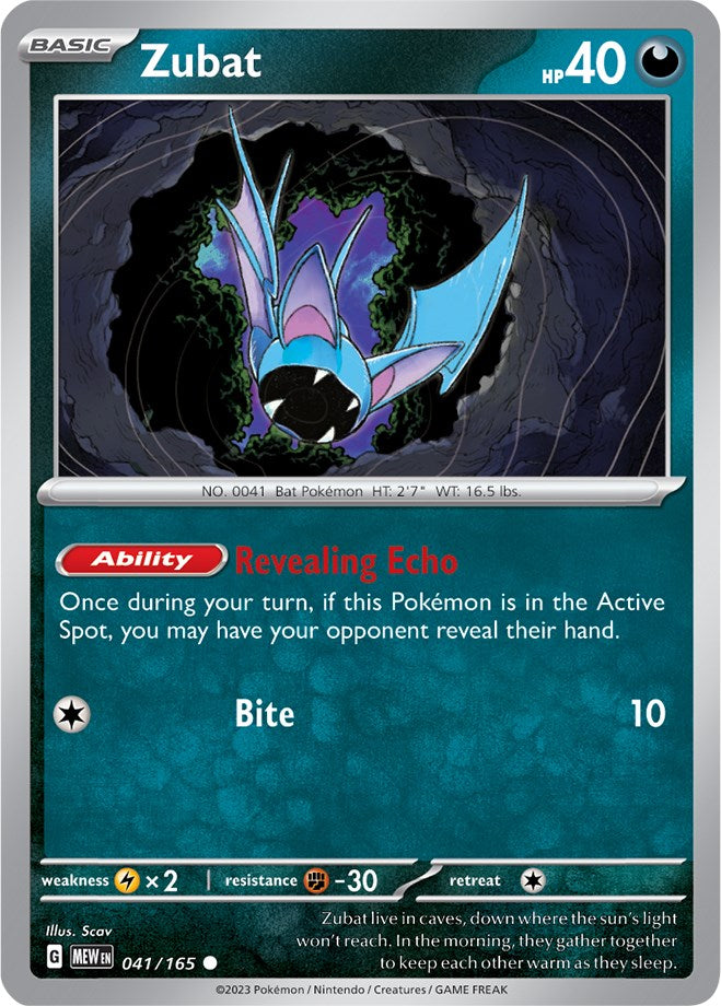 Zubat (041/165) [Scarlet & Violet: 151] | Amazing Games TCG