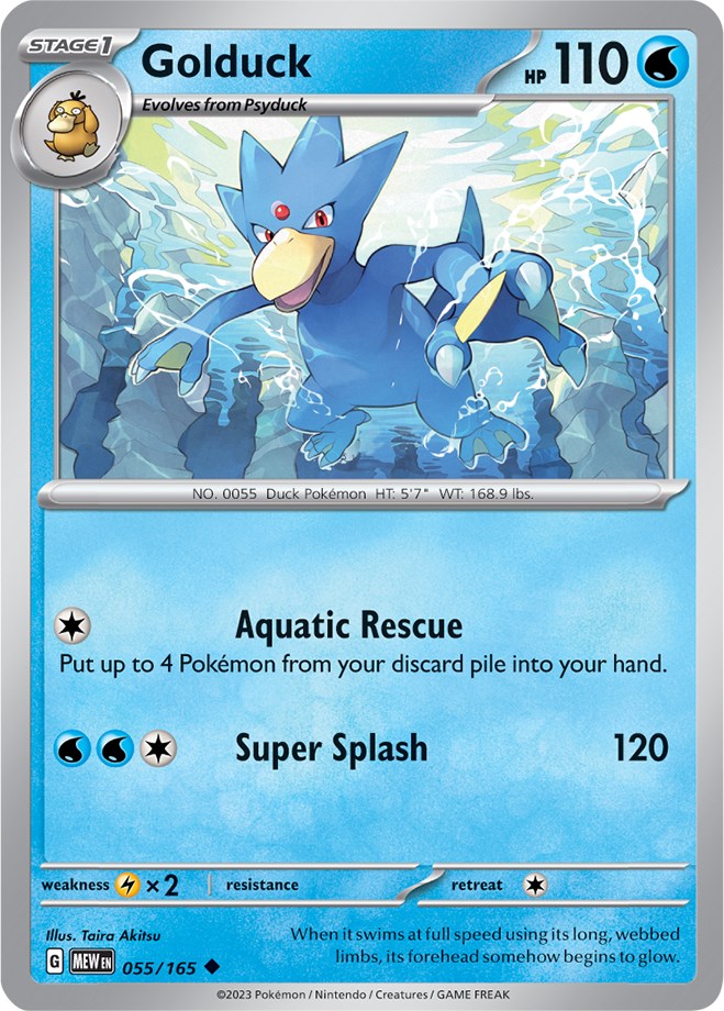 Golduck (055/165) [Scarlet & Violet: 151] | Amazing Games TCG