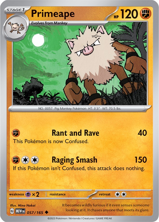 Primeape (057/165) [Scarlet & Violet: 151] | Amazing Games TCG