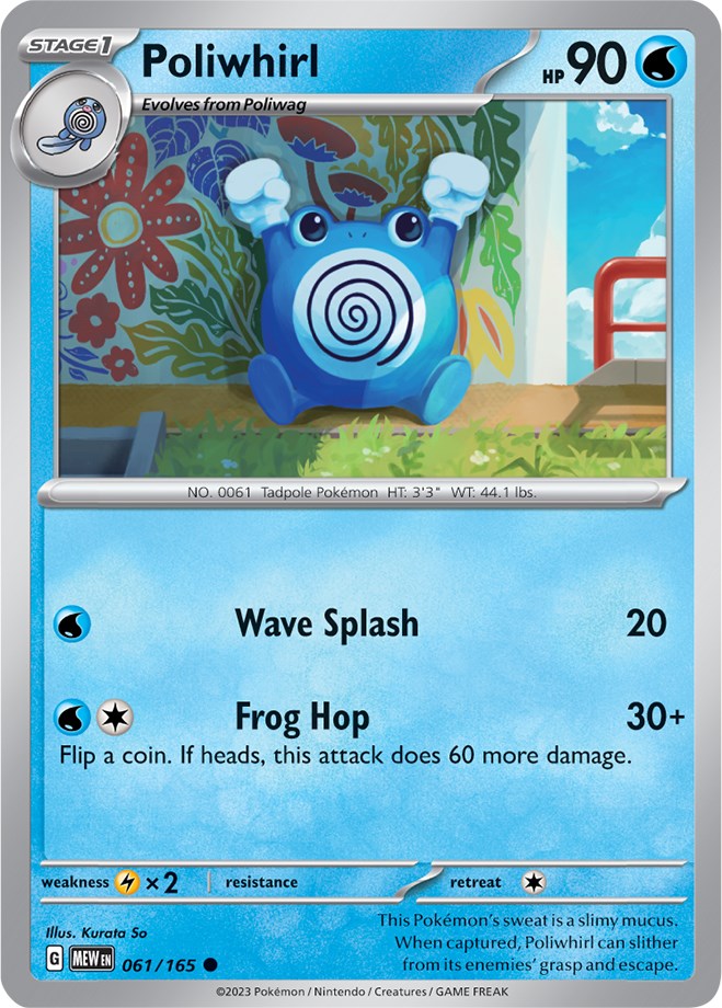 Poliwhirl (061/165) [Scarlet & Violet: 151] | Amazing Games TCG