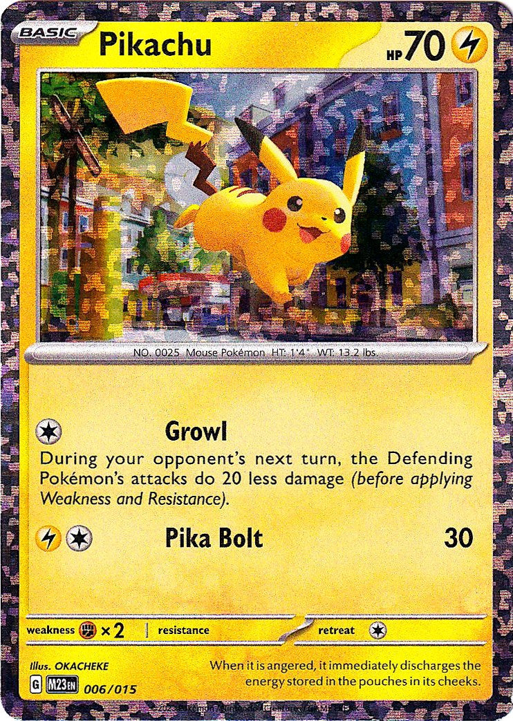 Pikachu (006/015) [McDonald's Promos: 2023 Collection] | Amazing Games TCG