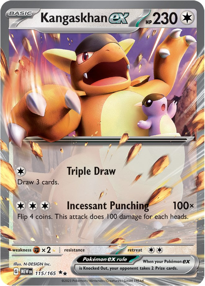 Kangaskhan ex (115/165) [Scarlet & Violet: 151] | Amazing Games TCG