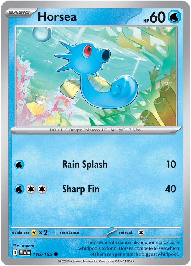 Horsea (116/165) [Scarlet & Violet: 151] | Amazing Games TCG