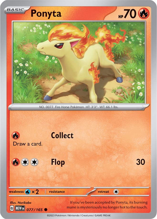 Ponyta (077/165) [Scarlet & Violet: 151] | Amazing Games TCG