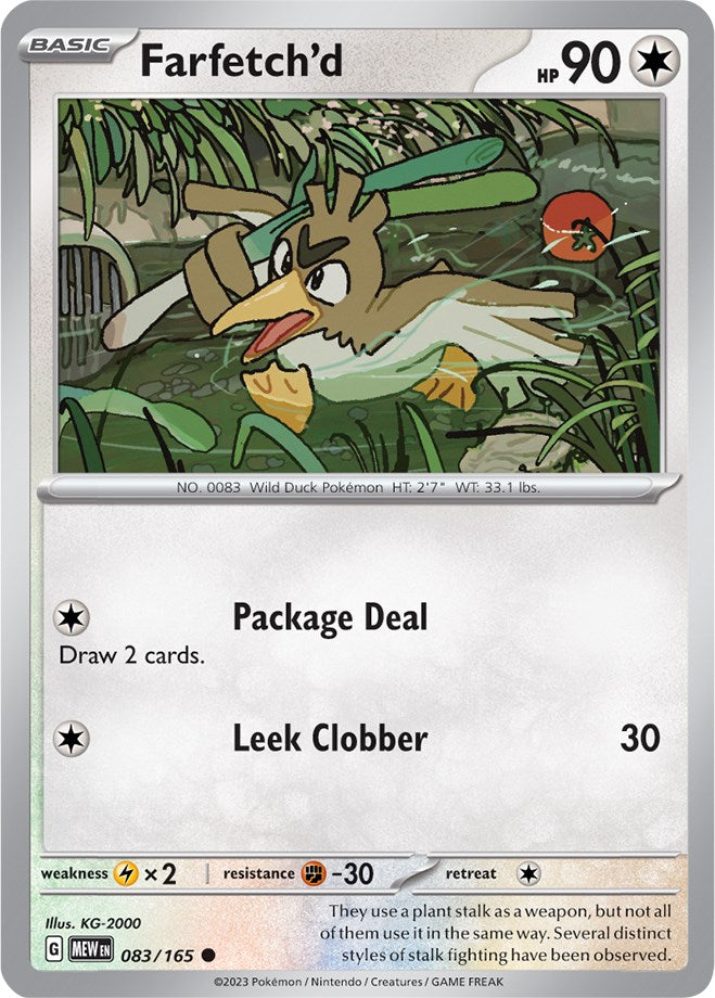 Farfetch'd (083/165) [Scarlet & Violet: 151] | Amazing Games TCG