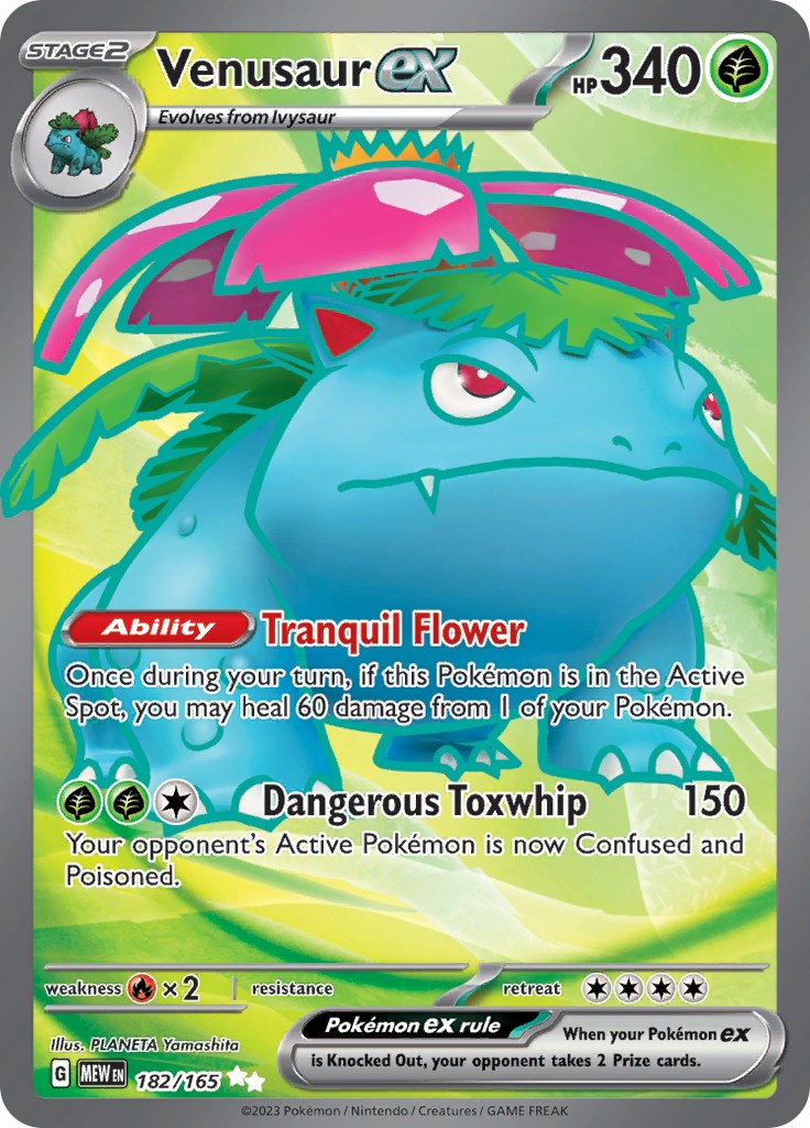 Venusaur ex (182/165) [Scarlet & Violet: 151] | Amazing Games TCG