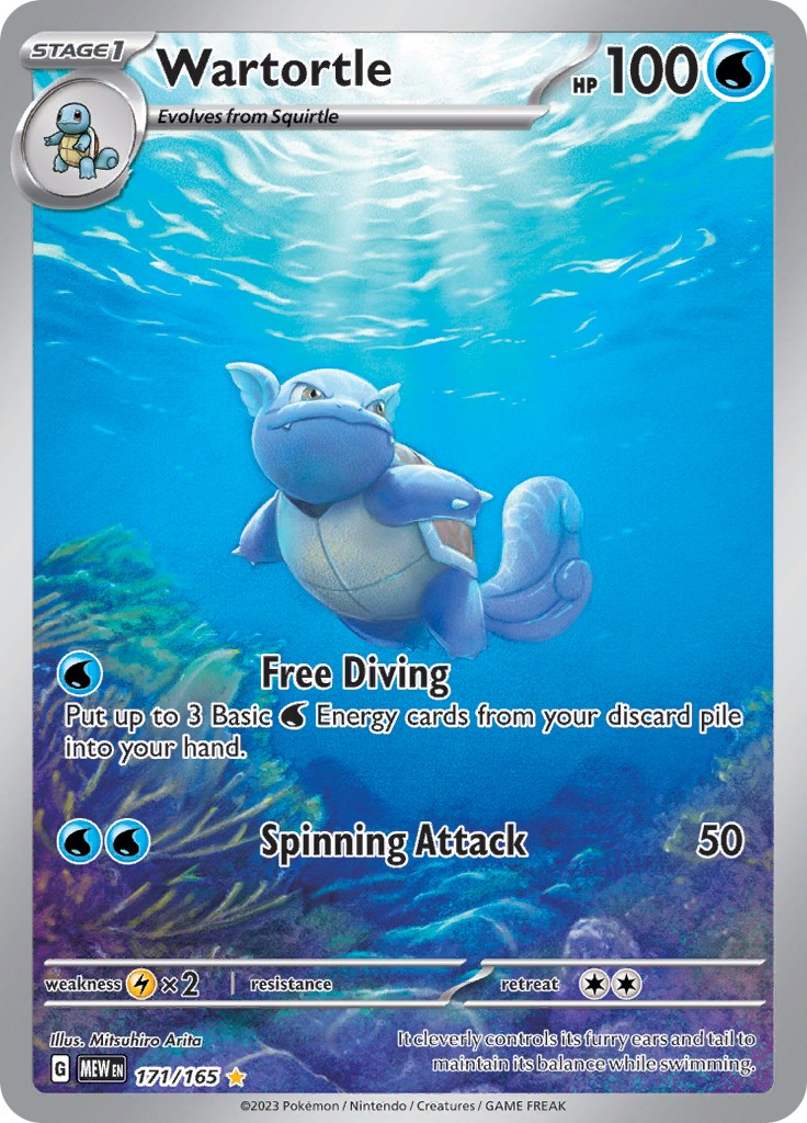 Wartortle (171/165) [Scarlet & Violet: 151] | Amazing Games TCG