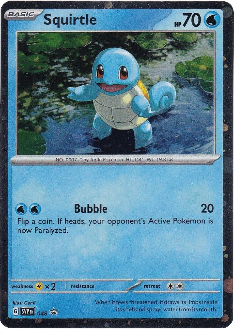 Squirtle (048) (Cosmos Holo) [Scarlet & Violet: Black Star Promos] | Amazing Games TCG