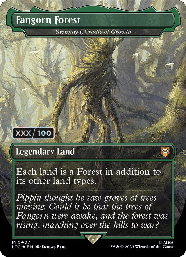 Fangorn Forest - Yavimaya, Cradle of Growth (Serialized) [The Lord of the Rings: Tales of Middle-Earth Commander] | Amazing Games TCG