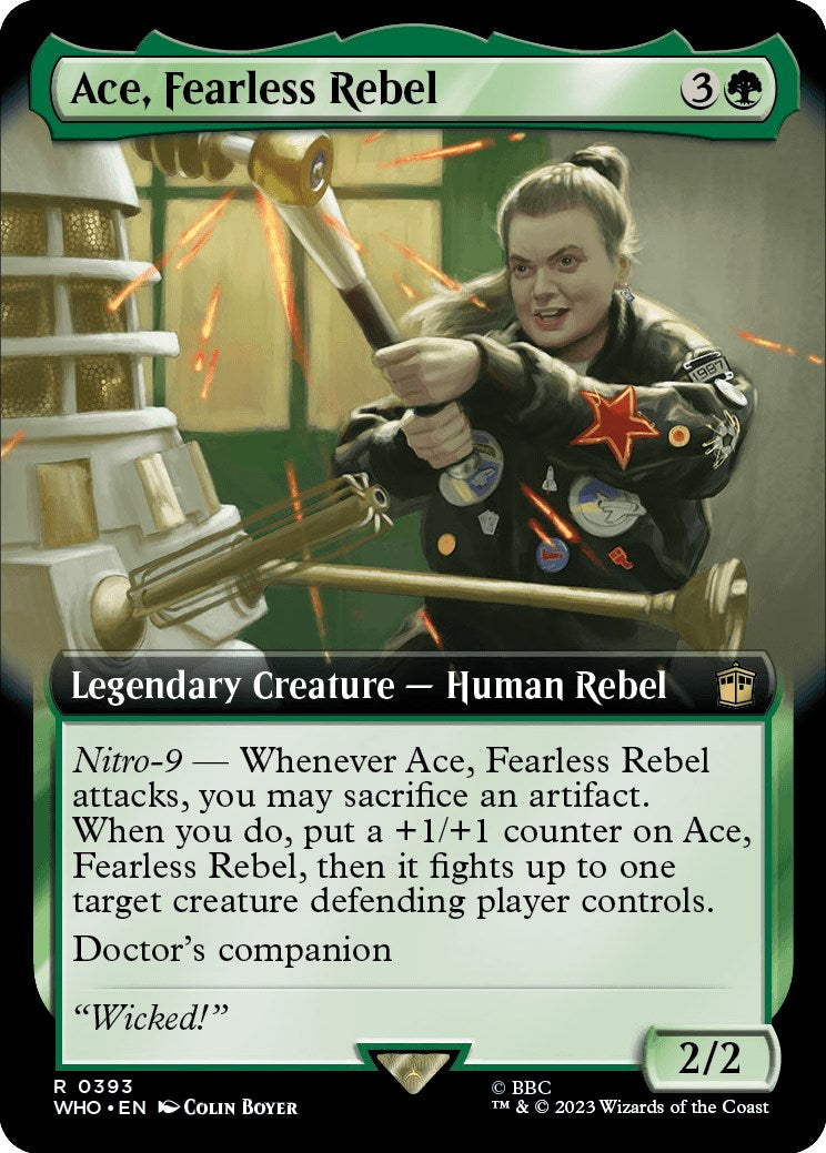 Ace, Fearless Rebel (Extended Art) [Doctor Who] | Amazing Games TCG