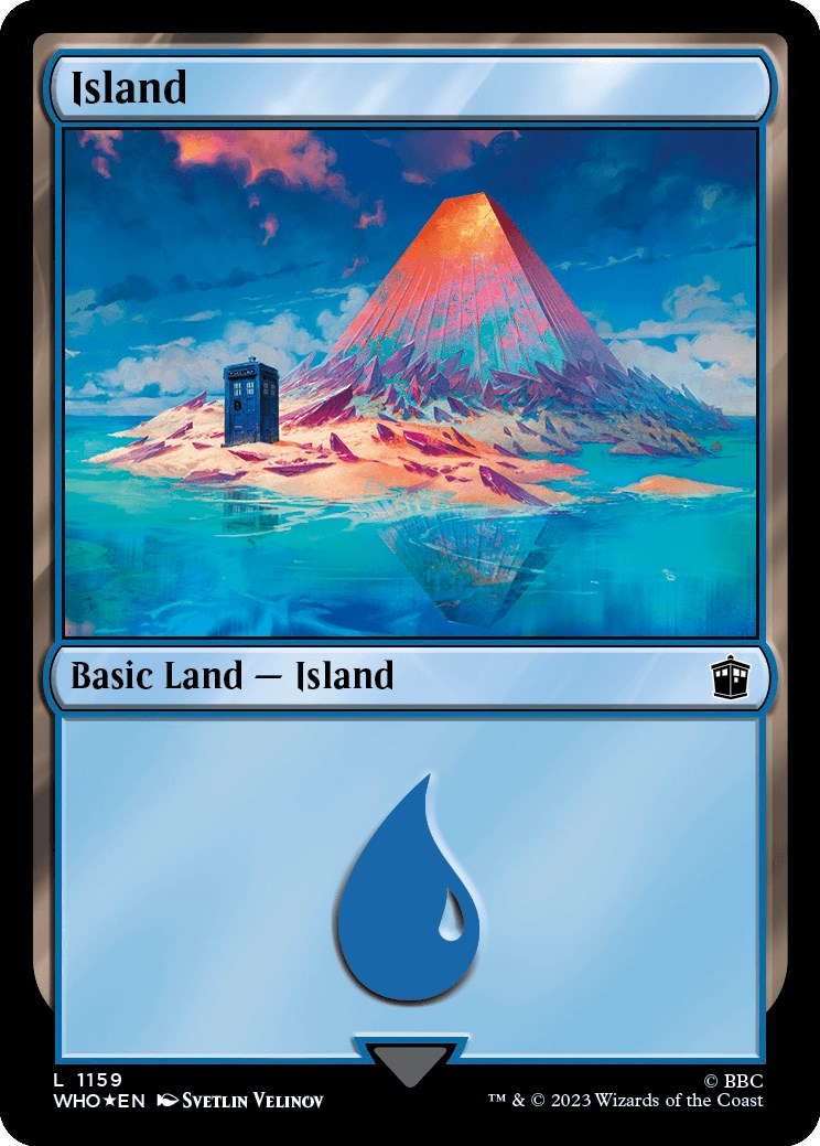 Island (1159) (Surge Foil) [Doctor Who] | Amazing Games TCG