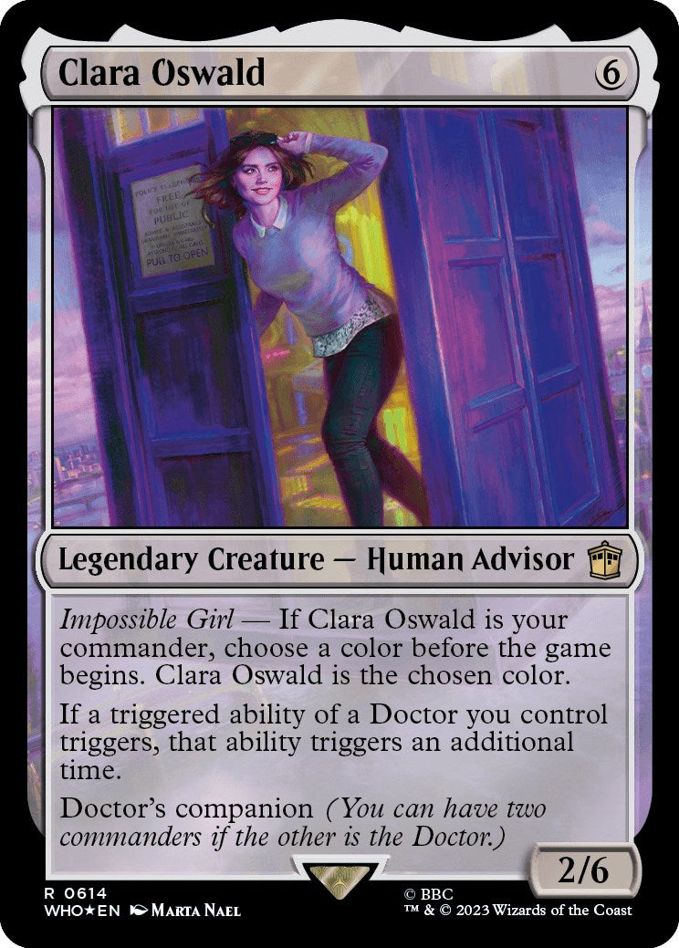 Clara Oswald (Surge Foil) [Doctor Who] | Amazing Games TCG