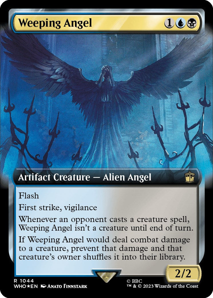 Weeping Angel (Extended Art) (Surge Foil) [Doctor Who] | Amazing Games TCG