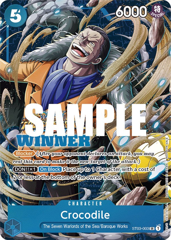 Crocodile (Winner Pack Vol. 5) [One Piece Promotion Cards] | Amazing Games TCG