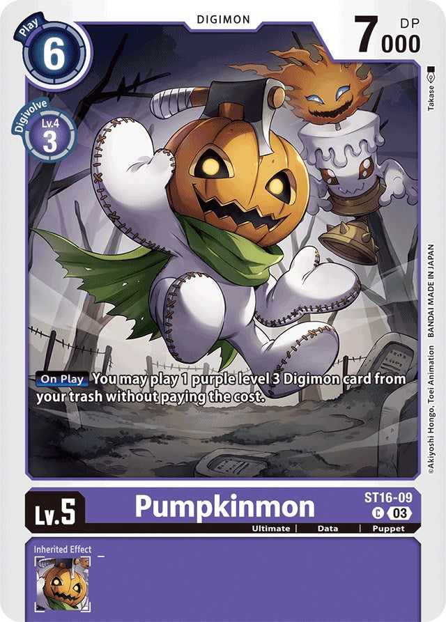 Pumpkinmon [ST16-09] [Starter Deck: Wolf of Friendship] | Amazing Games TCG