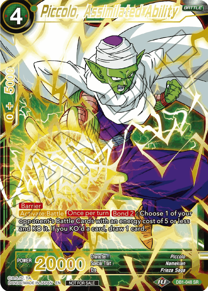 Piccolo, Assimilated Ability (Alt. Art Card Set 2023 Vol. 1) (DB1-048) [Tournament Promotion Cards] | Amazing Games TCG