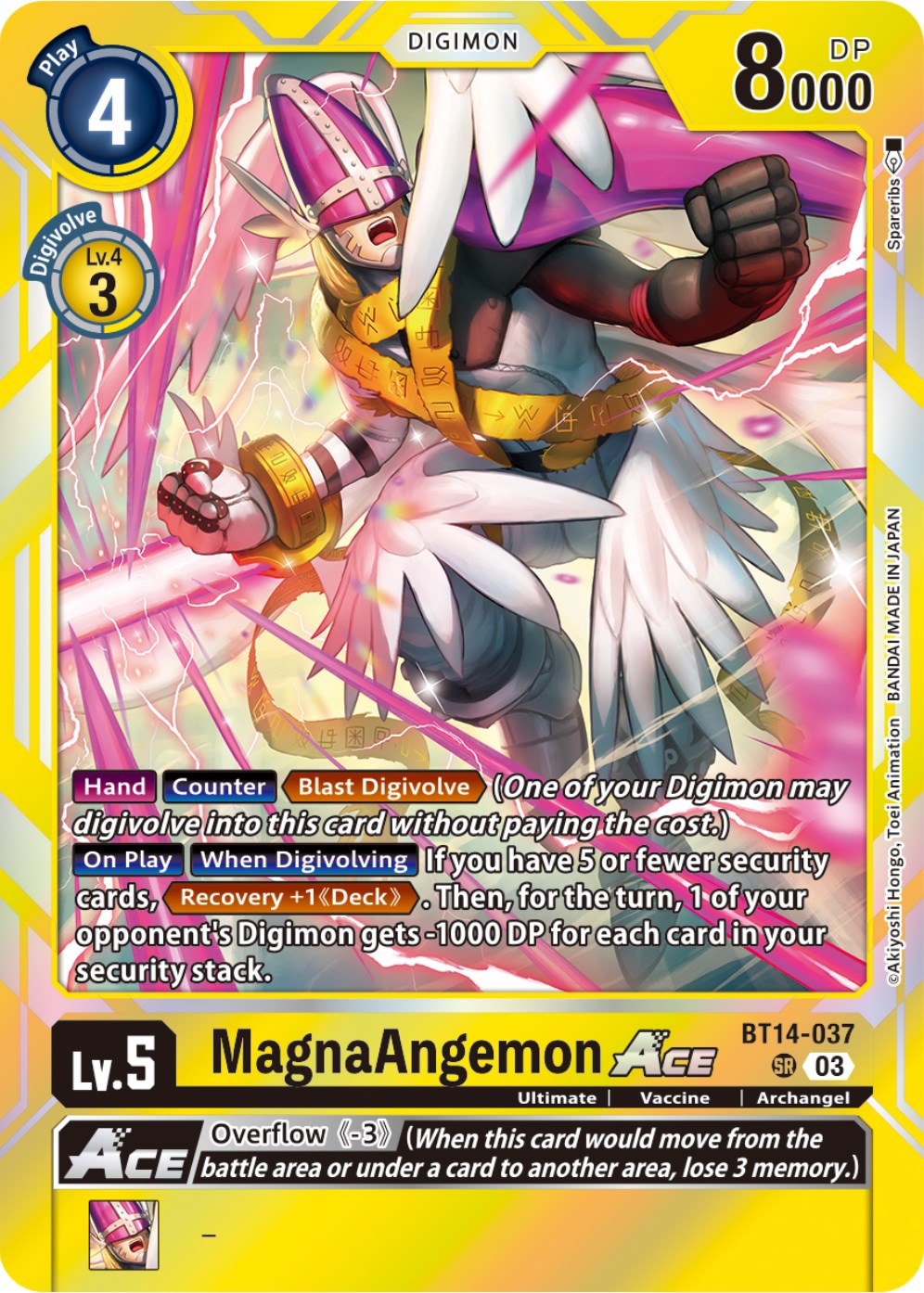 MagnaAngemon Ace [BT14-037] [Blast Ace] | Amazing Games TCG